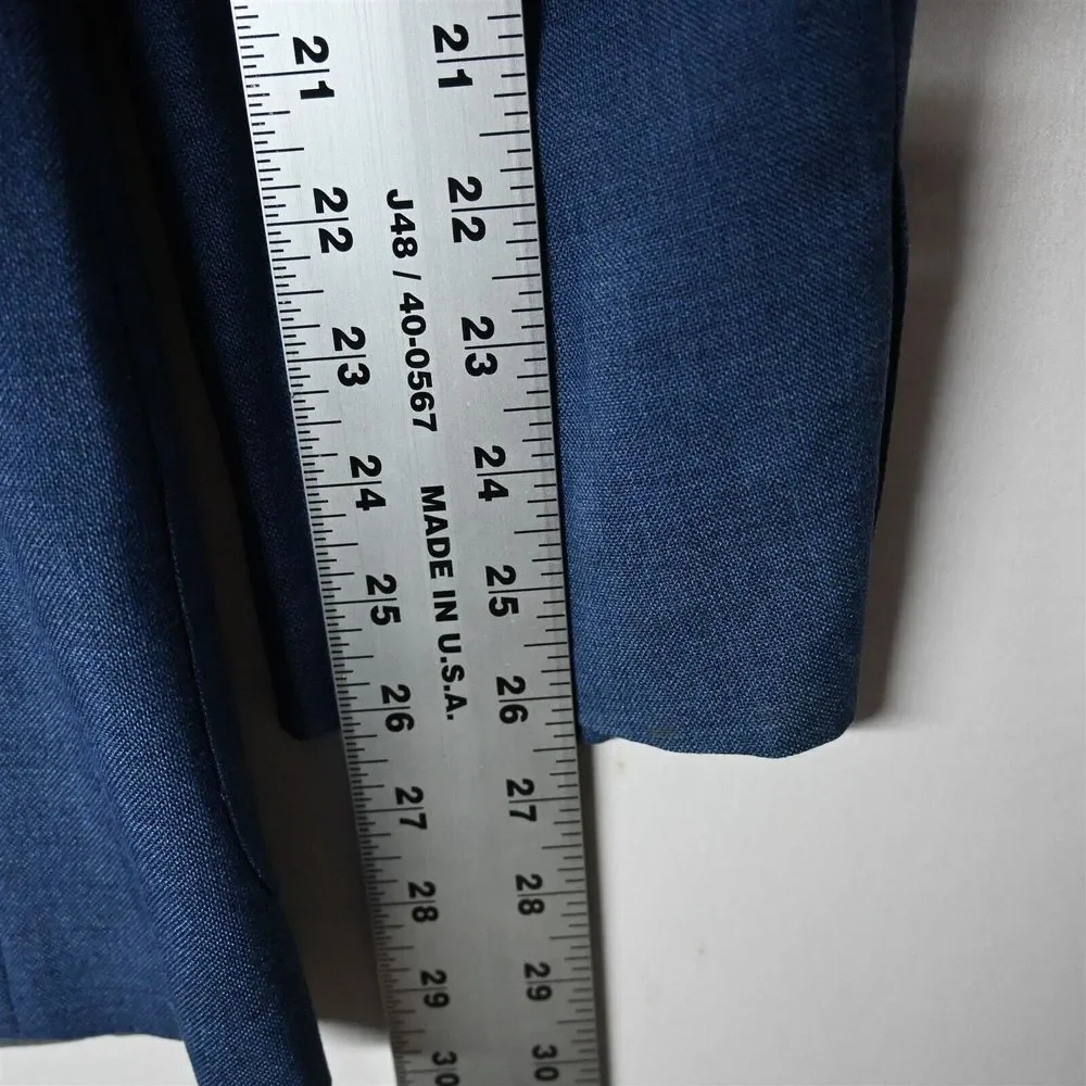 Vtg Hart Schaffner Marx Jack Nicklaus 40L Blue Gold Button Blazer Jacket‎ Coat